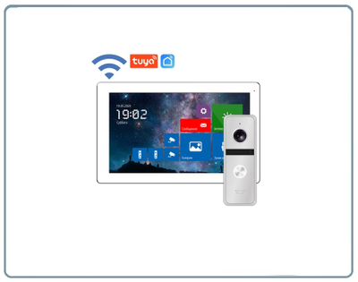 FREEDOM 10 FHD WIFI KIT - комплект из 10" сенсорного Full HD WIFI монитора и вызывной панели, с DVR (Tuya/Smart Life)