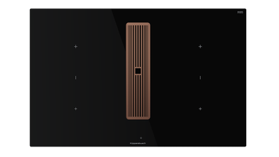Индукционная варочная панель с вытяжкой Kuppersbusch KMI 8350.0 SR Copper