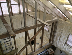 Утепление дома пенополиуретаном