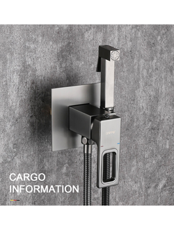 Смеситель для биде цвета графит GAPPO G7217-9