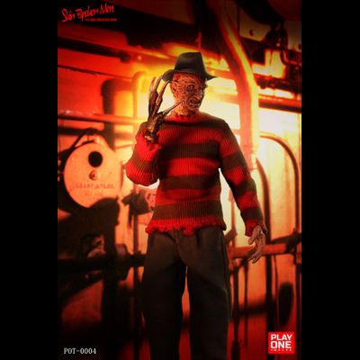 ПРЕДЗАКАЗ - Фредди Крюгер (серия &quot;Кошмар на улице Вязов&quot;)  - Коллекционная фигурка 1/12 SCALE skin broken man (POT-0004) - Play One twelve ?ЦЕНА: 10900 РУБ.?