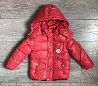 М.17-62 Куртка Moncler красная  (98,104,110,116,122)