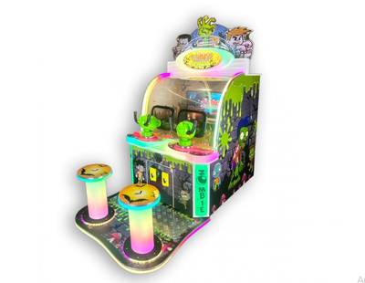 Детский игровой аппарат Двойная Стрелялка «Зомби Атака»