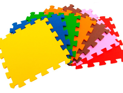 Мягкий пол для детской комнаты 33x33 см., 9 эл.