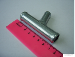 Трубка тройник 16х12х16мм металл угол 70 гр. (цена за 10 шт.)