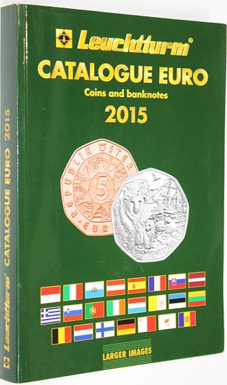 Каталог для монет и банкнот ЕВРО 1999-2015 г. Производство Германия Leuchtturm. 2015.