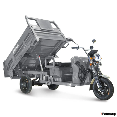 Грузовой электротрицикл Rutrike D5 1700 серый