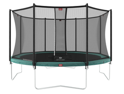 Батут BERG Favorit Green 380 + защитная сетка Safety Net Comfort