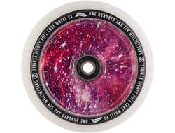 Купить колесо STRIKER LIGHTY FULLCORE V3 WHITE 110 (Purple Galaxy) для трюковых самокатов в Иркутске