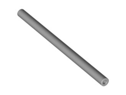 Hose, Pneumatic 4mm D. V2 Precut  9L / 7.2cm, Light Bluish Gray (21826 / 6390586)