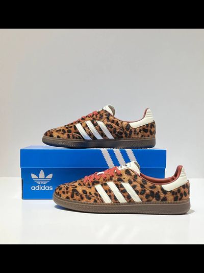 Adidas Samba OG Preloved Red Leopard
