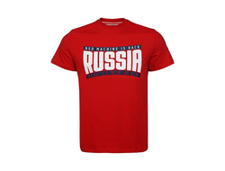 Футболка РОССИЯ красная 330503