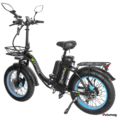Электровелосипед Syccyba H2 (F11) DUAL 20AH синий