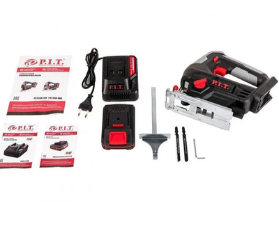 Аккумуляторный лобзик P.I.T. PST20H-70A/1 (1 АКБ и  ЗУ)