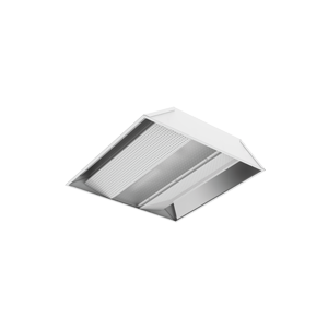 Светодиодный светильник "ВАРТОН" офисный встраиваемый отраженного света колотый лед 595*595*100мм 36 ВТ 6500К с функцией аварийного освещения