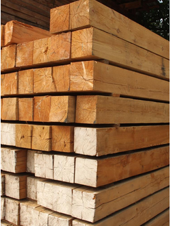 Брус 6м лиственница Сорт:1 Размер: 100*100 (по штучно)