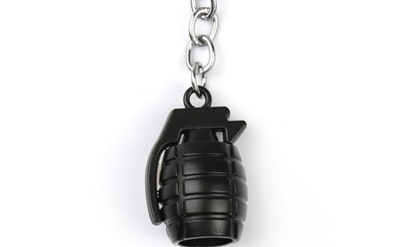 Брелок «ГРАНАТА», металл ЧЁРНЫЙ