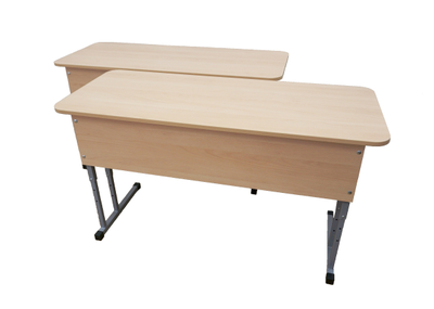 Стол ученический двухместный регулируемый по высоте и наклону р.гр. 3-7