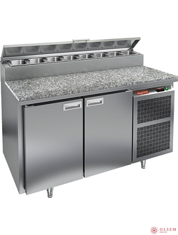 Стол для пиццы HICOLD PZ2-11/GN (1/6) гранит