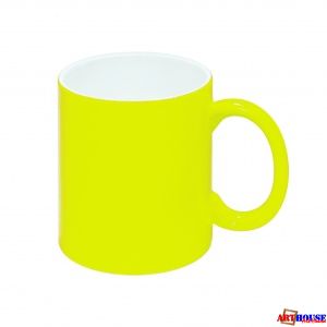 Кружка неоновая ЖЕЛТАЯ