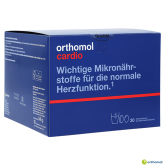 Витамины Orthomol Cardio / Ортомол Кардио 90 дней (порошок/таблетки/капсулы)