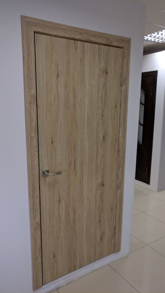 Дверь с покрытием экошпон "500 Рустик натуральный"