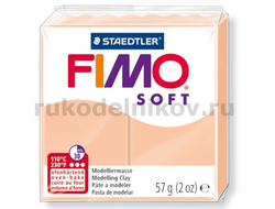 полимерная глина Fimo soft, цвет-flesh light 8020-43 (телесный), вес-57 гр