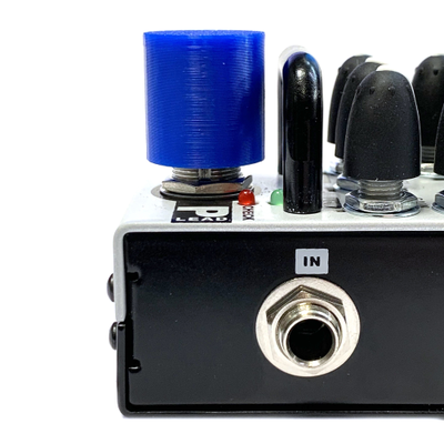 Насадка на кнопку педали эффектов, высокая (3D печать), 1 шт (синяя)