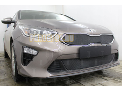 Защита радиатора KIA Ceed III 2018- black верх