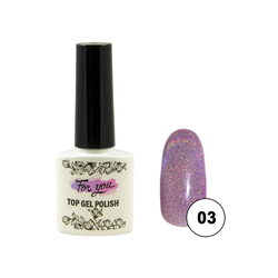 Гель-лак FOR YOU Cat's eye RAINBOW № 03