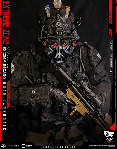 Агент Хью Лафройг (SCP Overlord) - КОЛЛЕКЦИОННАЯ ФИГУРКА 1/6 EXTREME ZONE Agent HUGH LAPHROAIG (EBS002) - DAMTOYS