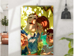 Перекидной календарь Привет Сосед/ Hello Neighbor №18