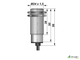 Индуктивный взрывозащищенный датчик SNI 49-7-D резьба М22х1,5