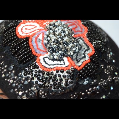 Модный фетровый женский берет Италия Vizio 6119 черный