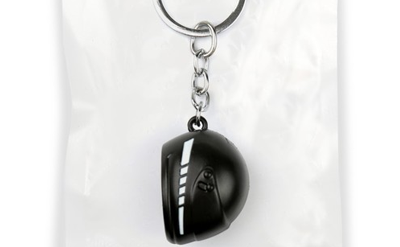 Брелок «Шлем мотоцикла», ЧЁРНЫЙ