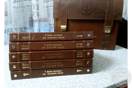 фотоальбом на заказ, подарок руководителю, фотоальбом из кожи, кожаный альбом, архив для фото