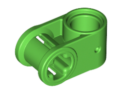 Technic, Axle and Pin Connector Perpendicular, Bright Green (6536 / 6097399)