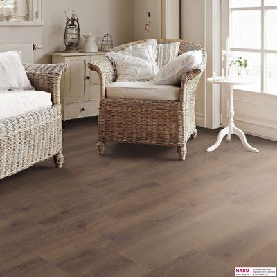 Ламинат Haro Tritty 100 Дуб Контура Дымчатый 538697 32 класс толщина 8 мм с фаской 1.98 м2
