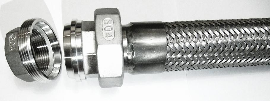 МРВД Металлорукав высокого давления с разъемными соединениями американка из нержавейки