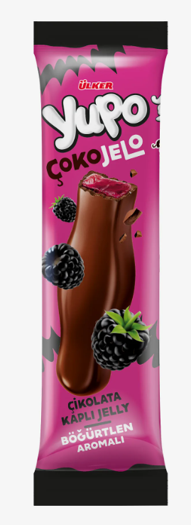 мармелад damla yupo в шоколаде ежевика, 20 гр