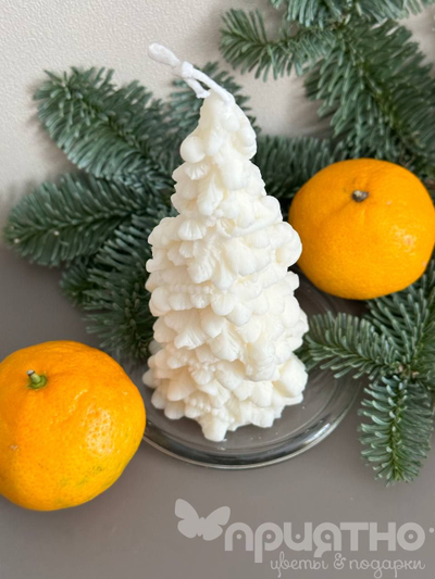 НОВОГОДНЯЯ СВЕЧА "ЁЛКА РОЖДЕСТВО"