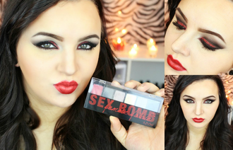 Палитра теней 6 цветов NYX The Sex Bomb Palette