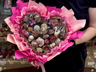 Букет из конфет Сердце Бельгийский шоколад