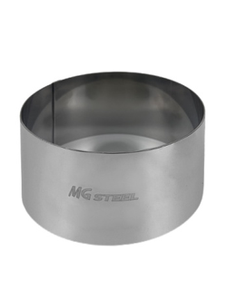 Форма кондитерская "Круг" d= 7 см. h=3,5 см., нержавеющая сталь