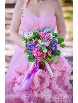 Букет невесты & Бутоньерка № 1344