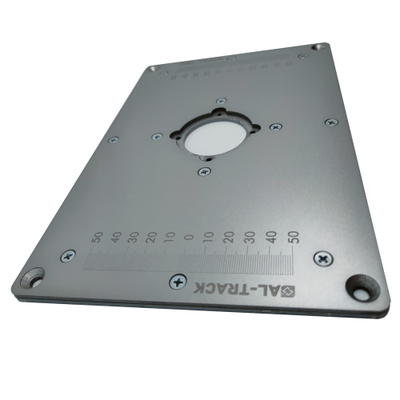 Пластина под Makita RT0700cx для установки фрезера в стол 170*250 мм. с гравировкой линеек