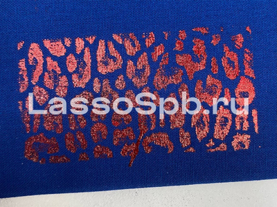 Клеевая пленка для трансферной потали по ткани Мини Леопард 15 см 1м