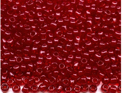Японский бисер Toho 11/0 5 Transparent Lt Siam Ruby / Прозрачный рубин