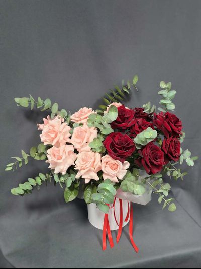 Букет французских роз Нежность и страсть №303