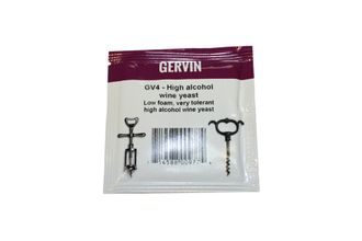 Винные дрожжи "Gervin" GV4 High Alcohol Wine, 5 гр